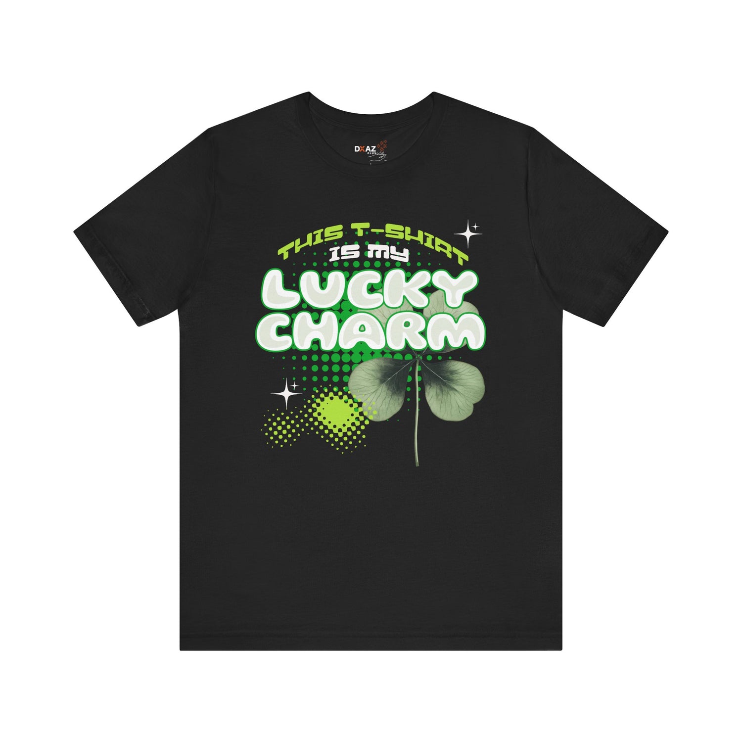 Lucky Charm Unisex Short Sleeve Tee - Good Vibes T-Shirt for St. Patrick's Day