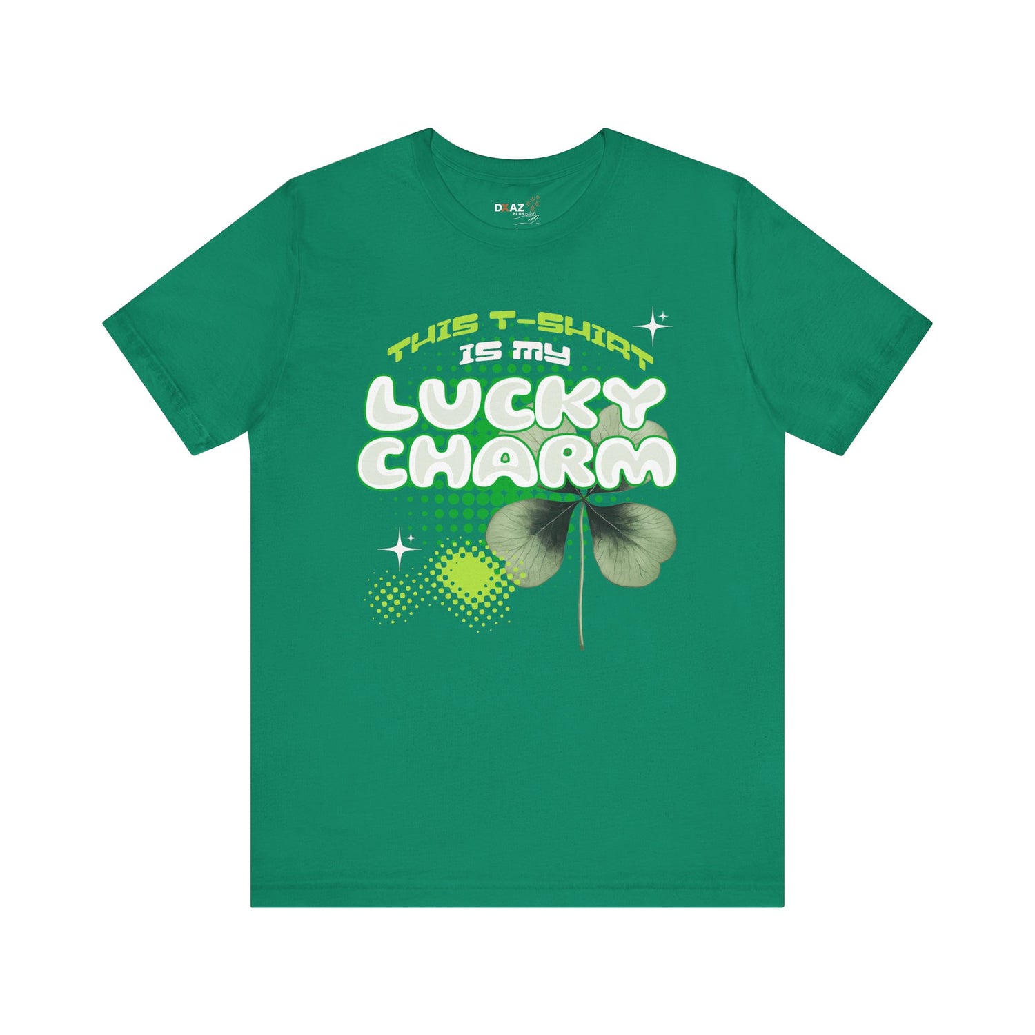 Lucky Charm Unisex Short Sleeve Tee - Good Vibes T-Shirt for St. Patrick's Day