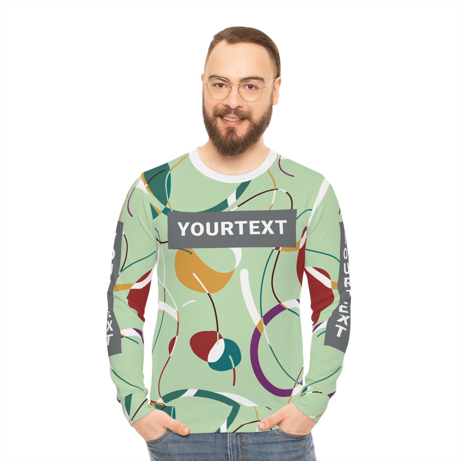 Sudadera Ligera Personalizable con Diseño Abstracto