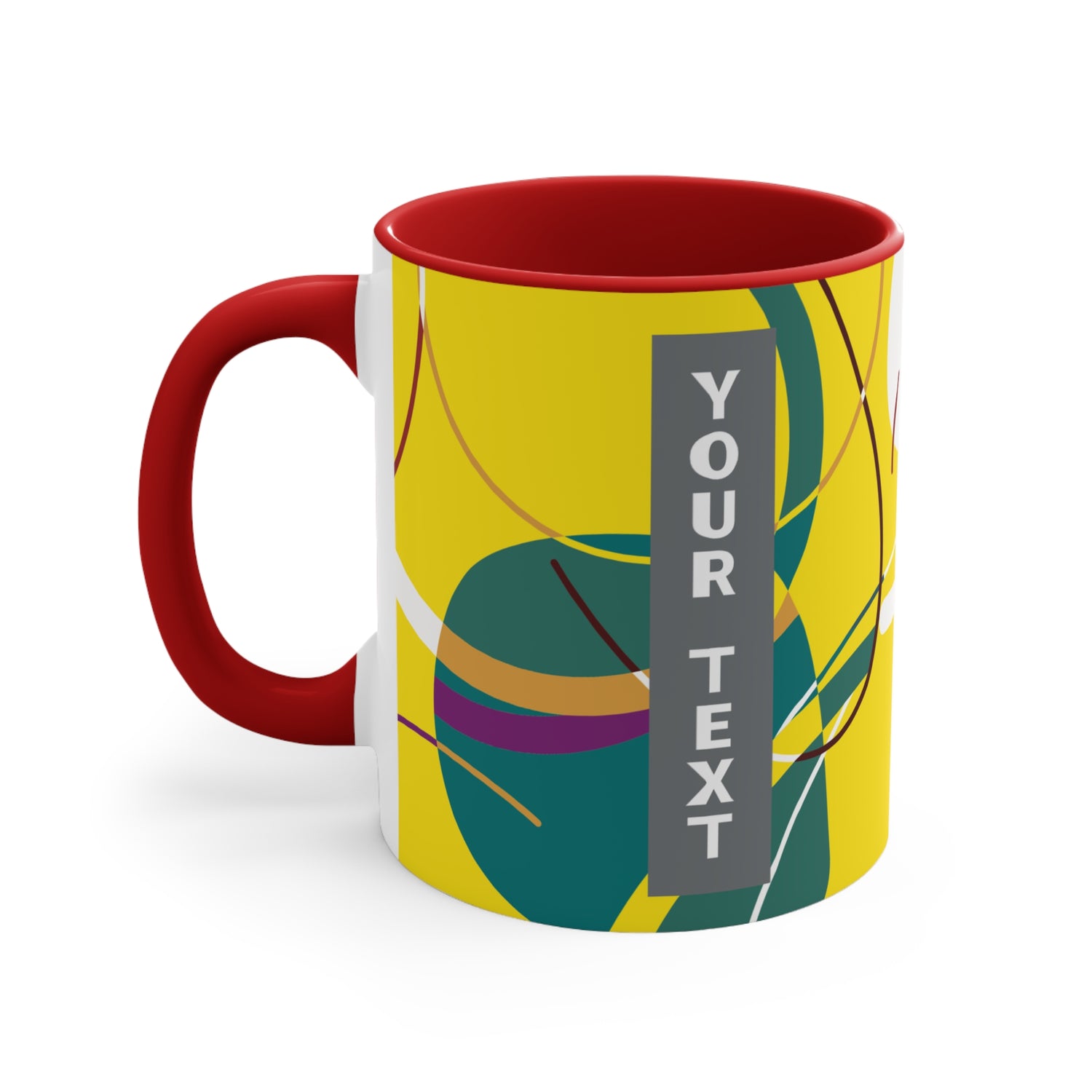 Tazas Personalizable con detalles coloridos - Hazla personal