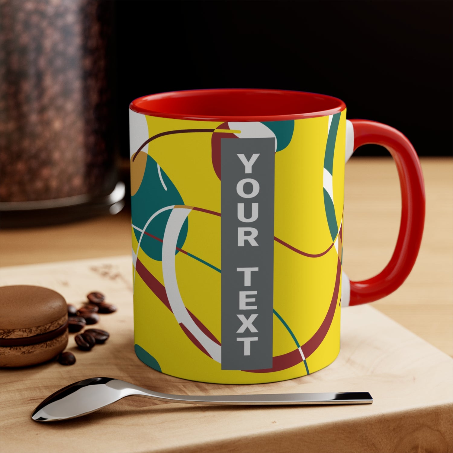 Tazas Personalizable con detalles coloridos - Hazla personal